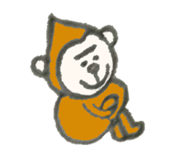 Monkichi of a pretty monkey sticker #9375409