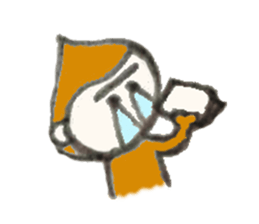 Monkichi of a pretty monkey sticker #9375427