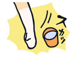 The occurrence during running character2 sticker #9376189