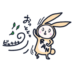 The occurrence during running character2 sticker #9376190