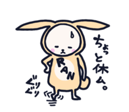 The occurrence during running character2 sticker #9376191