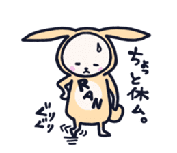 The occurrence during running character2 sticker #9376191