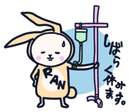 The occurrence during running character2 sticker #9376205