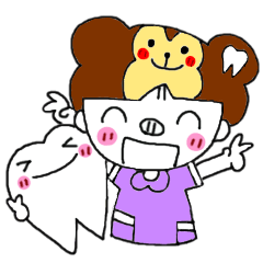 Teeth decayed pig sister