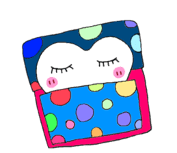 Teeth decayed pig sister sticker #9376663