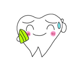 Teeth decayed pig sister sticker #9376683