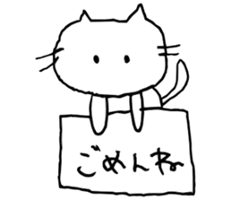 stock company cat sticker #9376881