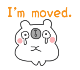 mochi mochi polar bear Eng ver. sticker #9377059