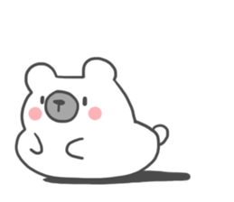 mochi mochi polar bear Eng ver. sticker #9377061