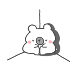mochi mochi polar bear Eng ver. sticker #9377081