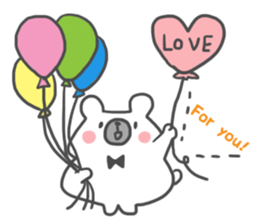 mochi mochi polar bear Eng ver. sticker #9377082