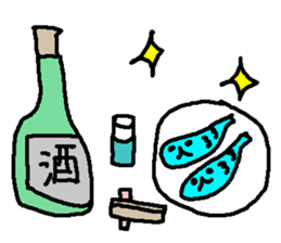 Panda Love sake! sticker #9377289