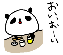 Panda Love sake! sticker #9377301