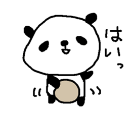 Panda Love sake! sticker #9377327