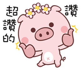 Strawberry Pig In A Strawberry Field sticker #9378455