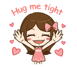 I'm your girlfriend (EN) sticker #9379008