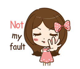 I'm your girlfriend (EN) sticker #9379012