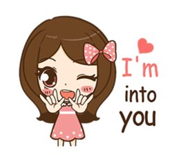 I'm your girlfriend (EN) sticker #9379014