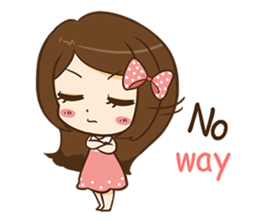 I'm your girlfriend (EN) sticker #9379015