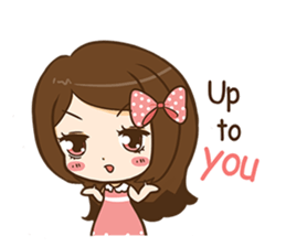 I'm your girlfriend (EN) sticker #9379017