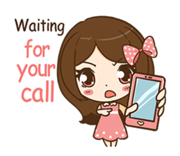 I'm your girlfriend (EN) sticker #9379019