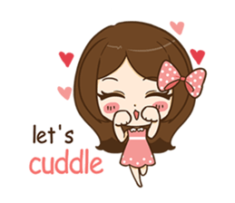 I'm your girlfriend (EN) sticker #9379025