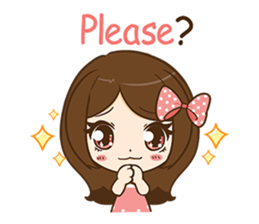 I'm your girlfriend (EN) sticker #9379028