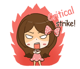 I'm your girlfriend (EN) sticker #9379029