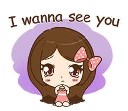 I'm your girlfriend (EN) sticker #9379030