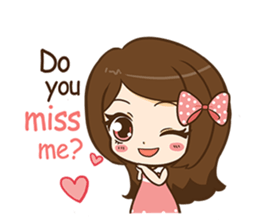 I'm your girlfriend (EN) sticker #9379034