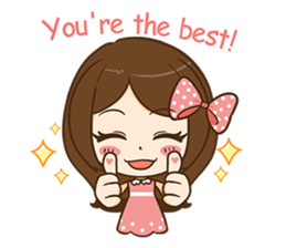 I'm your girlfriend (EN) sticker #9379039