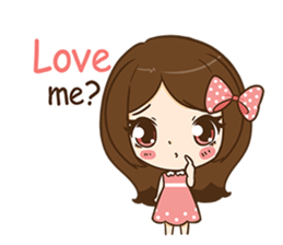 I'm your girlfriend (EN) sticker #9379041