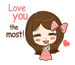 I'm your girlfriend (EN) sticker #9379044