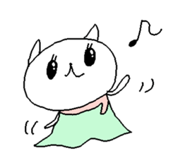 Cat girl sweet stickers. sticker #9379552