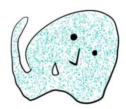 Transparent pretty ameba sticker #9379929