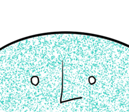 Transparent pretty ameba sticker #9379937