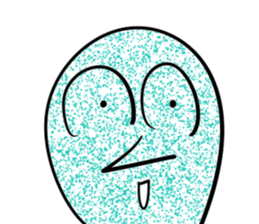 Transparent pretty ameba sticker #9379939