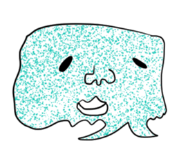 Transparent pretty ameba sticker #9379942