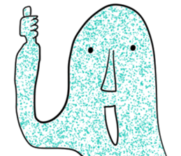 Transparent pretty ameba sticker #9379947