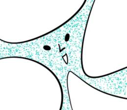 Transparent pretty ameba sticker #9379948