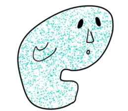 Transparent pretty ameba sticker #9379951