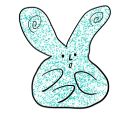 Transparent pretty ameba sticker #9379960