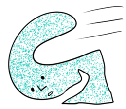 Transparent pretty ameba sticker #9379963