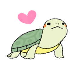 Green turtle Jyunichi sticker #9379968