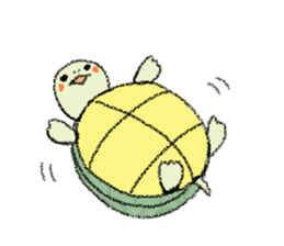 Green turtle Jyunichi sticker #9379974