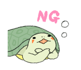 Green turtle Jyunichi sticker #9379985