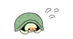 Green turtle Jyunichi sticker #9379990