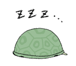 Green turtle Jyunichi sticker #9379995