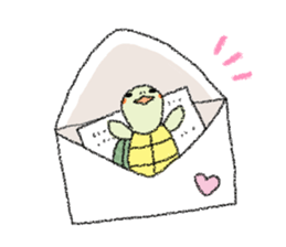 Green turtle Jyunichi sticker #9380001