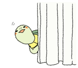 Green turtle Jyunichi sticker #9380002